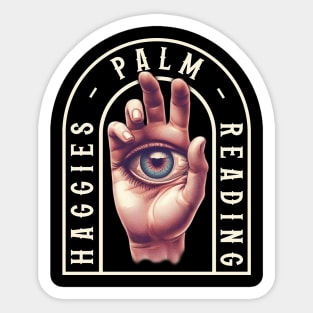 Haggies Palm Reading Sticker